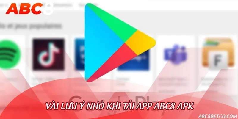 Đảm bảo vài điều kiện để tải app luôn thành công